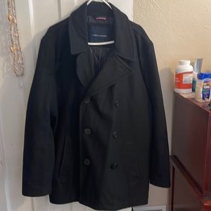 Tommy Hilfiger navy style pea coat